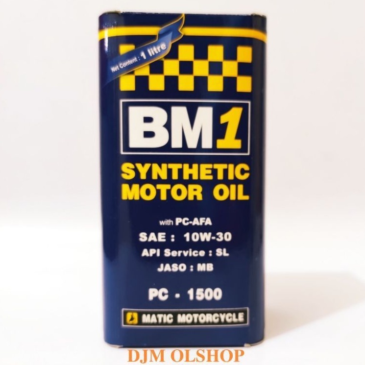 Oil BM1 PC 1500  For Matik API SERVICE SL JASO MB SAE 10W-30 1liter