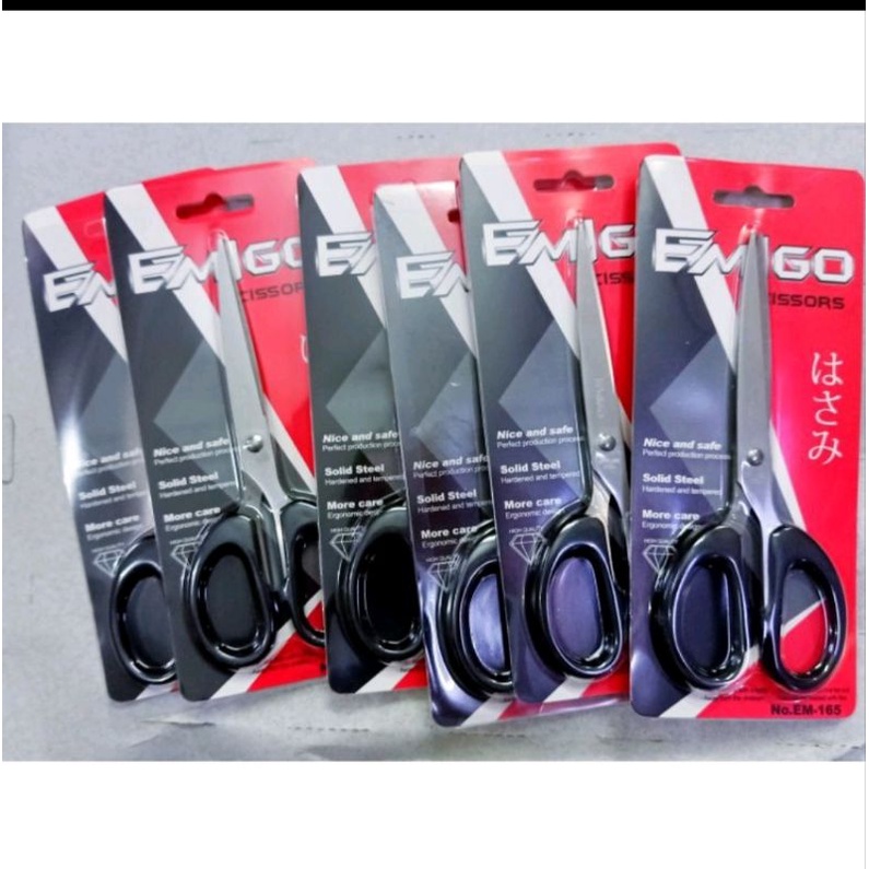 

Gunting Stainless panjang 16 cm. Merek RANDOM