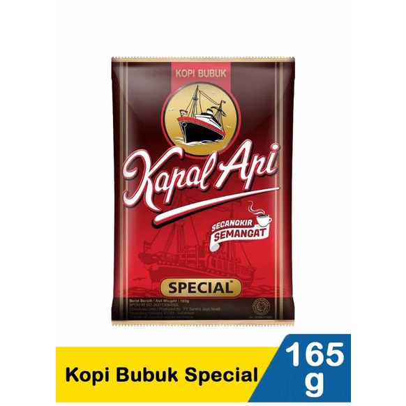

Kapal Api Kopi Bubuk Special 165G