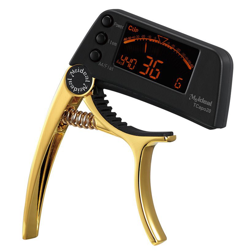 Meideal TCapo20 Deluxe Capo - Tuner Gitar