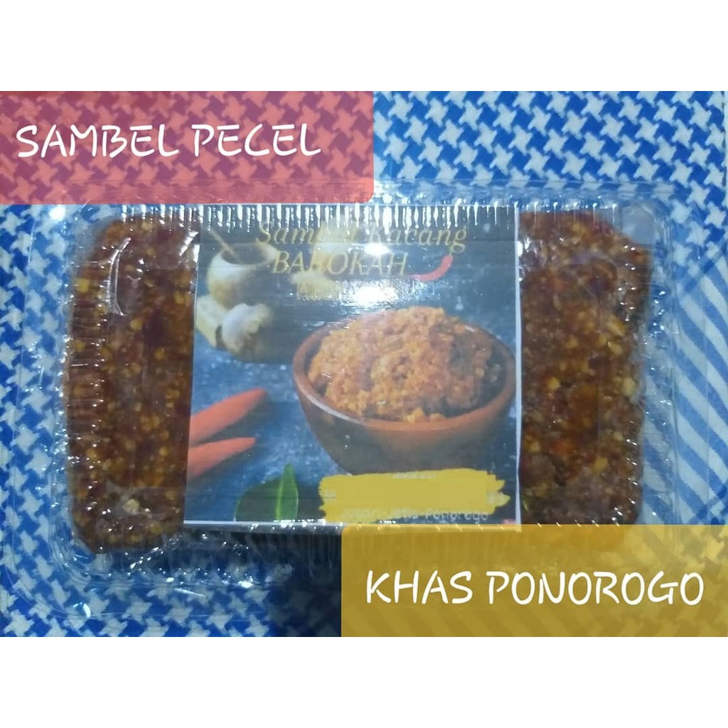 

SAMBEL KACANG/SAMBAL PECEL KHAS PONOROGO 1KG