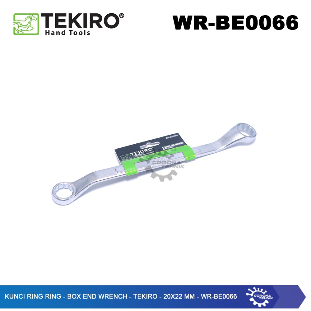 WR-BE0066 - Kunci Ring Ring - Box End Wrench - Tekiro - 20x22 mm