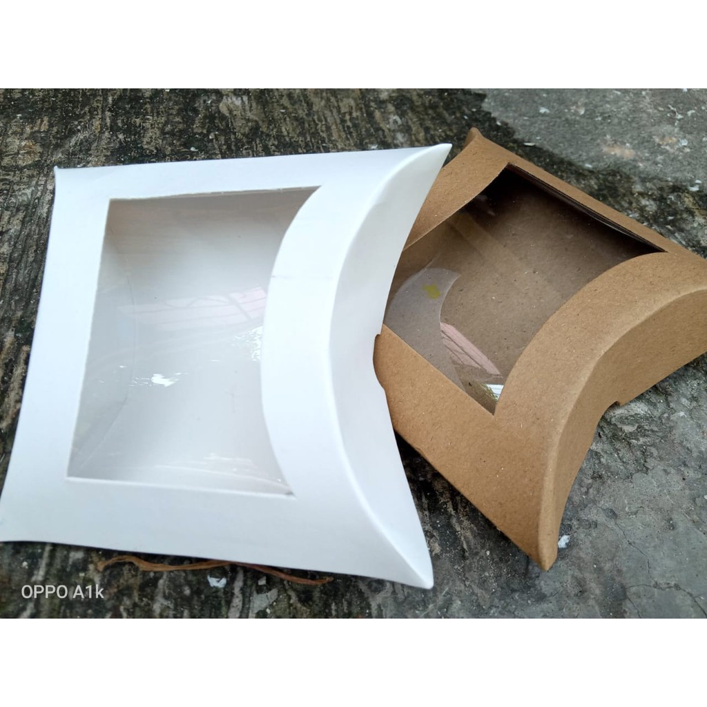 

PILLOW BOX RUSTIC / PILLOW BOX SOUVENIR / BOX SOUVENIR MIKA_SIZE S