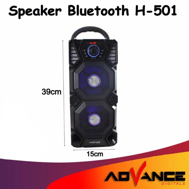 SPEAKER BLUETOOTH +MIC +REMOTE ADVANCE H-501