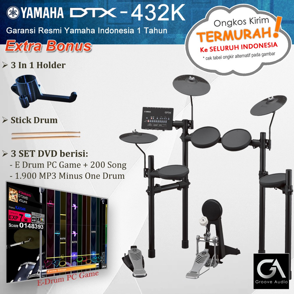 Drum Elektrik Yamaha DTX432 / DTX432K / DTX 432 / 432K