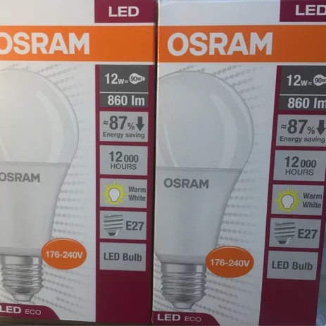 Lampu Led Osram 12 Watt Bohlam LED ECO CLA 12w Garansi 1 Tahun