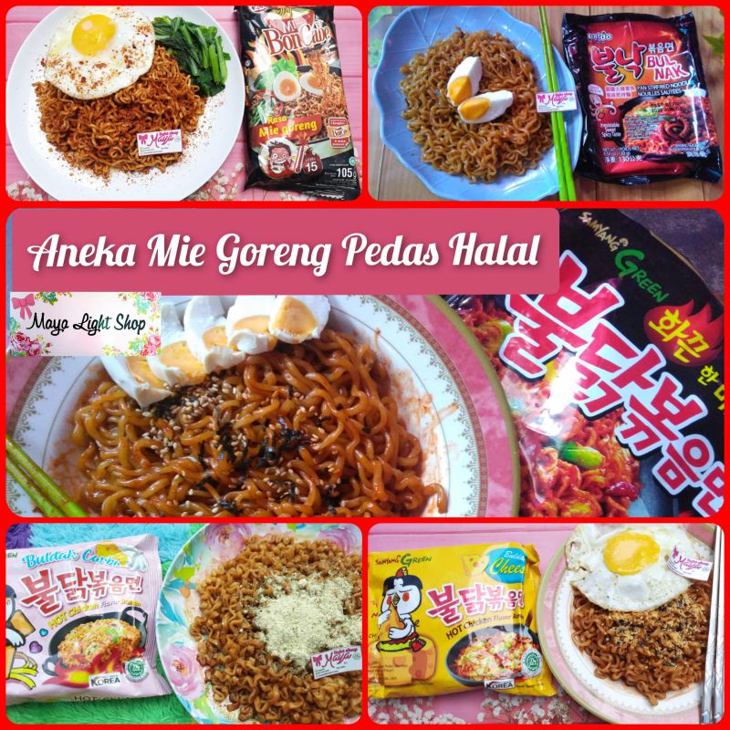 Samyang paldo bulnak boncabe mie goreng mi pedas hot ramen noodle samyang cheese carbonara halal murah