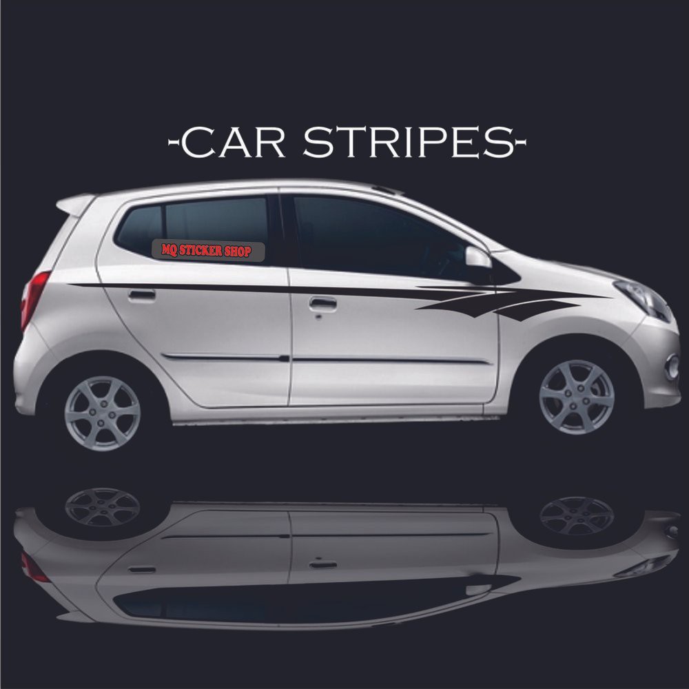 CUTTING STICKER TRIBAL MOBIL AGYA AYLA BRIO AVANZA TERMURAH