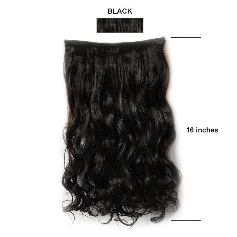 50cm Wig / Rambut Palsu Model Keriting Gelombang Gaya Korea untuk Wanita