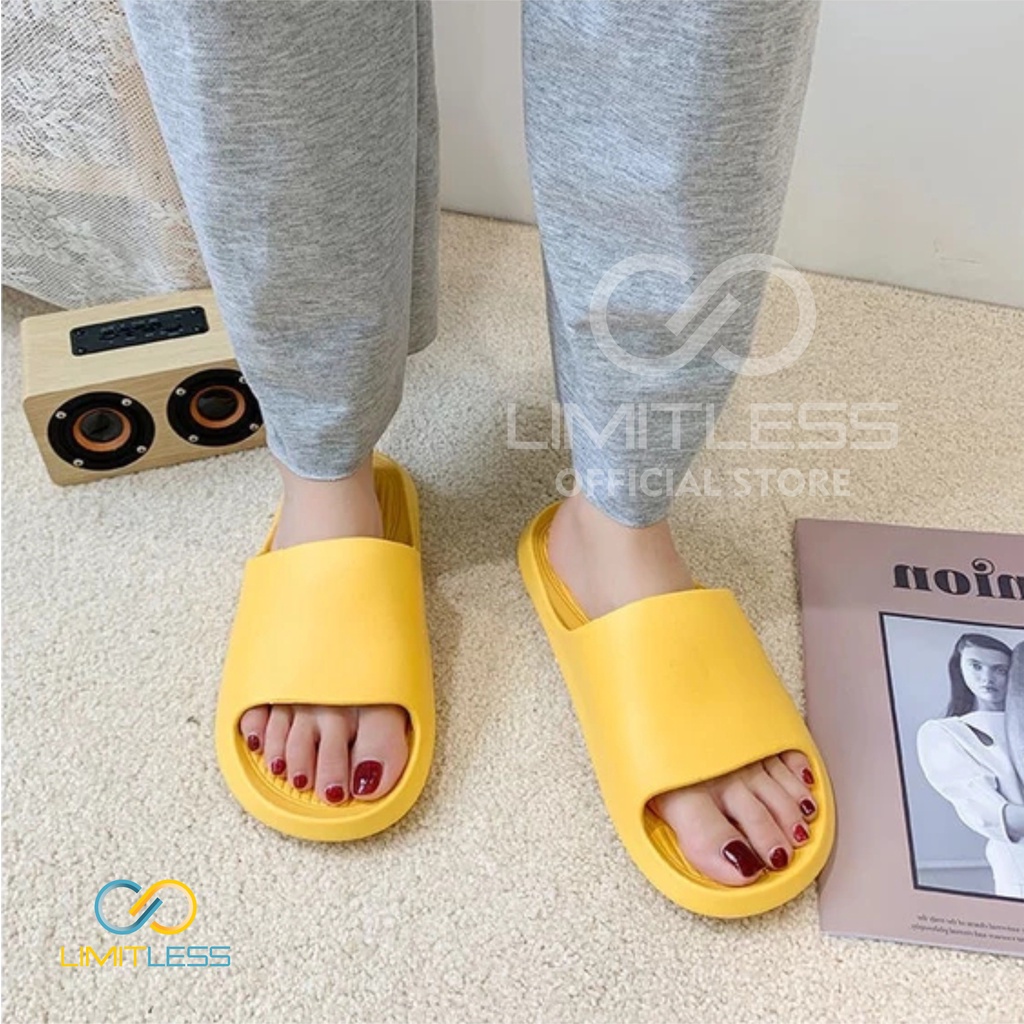 Zerolimit - Sendal Wanita Slip On Ringan Sandal Wanita Slip On Rumah Sandal Perempuan Korea Karet Murah