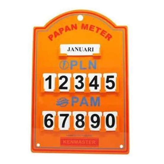 Papan Meteran PLN PAM Listrik Air meter Kenmaster