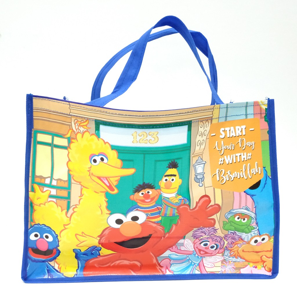 Tas Souvenir Ulang Tahun / Tas Ultah / Tas Souvenir / Jinjing Mika tebal Oscar / Goodie Bag-1