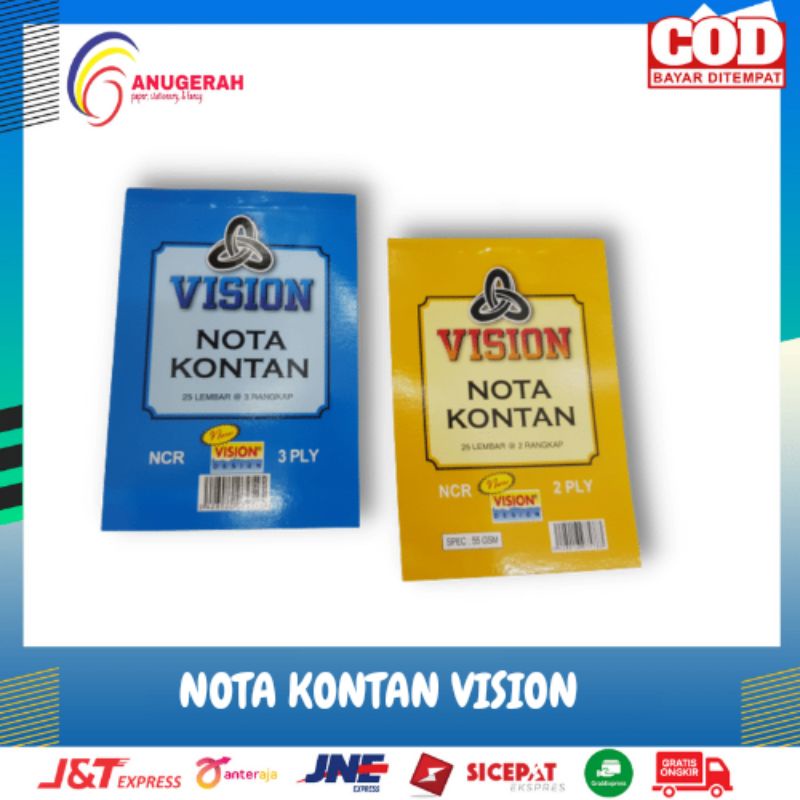 

NOTA KONTAN VISION KECIL 2 PLY & 3 PLY (PCS)