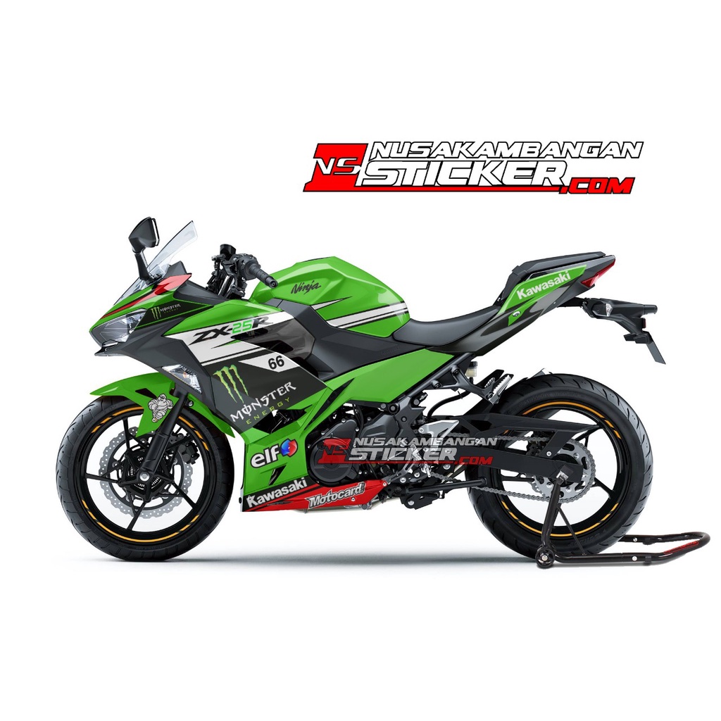 Stiker NINJA ALL NEW 250 FI HIJAU GRAFIS