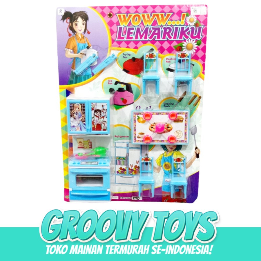 Mainan Anak Peralatan Masakan Dapur Kitchen Set GBX 2006 MO
