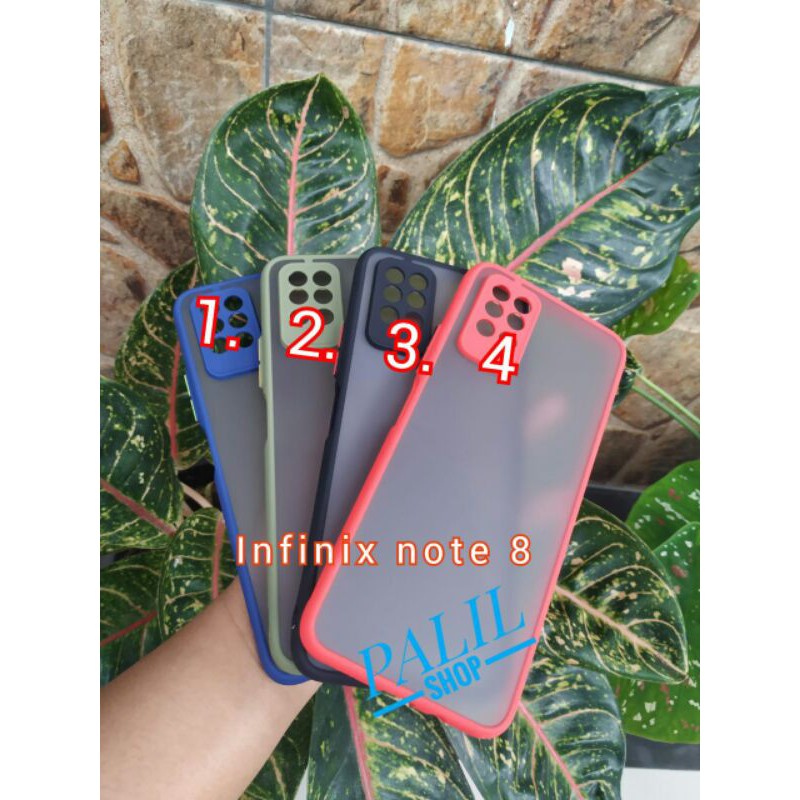 Soft case INFINIX Note 8 Aero case protec camera