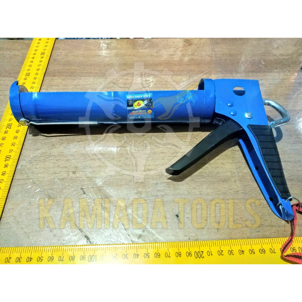 Alat Tembak Lem Silikon TORA/ Tembakan Lem Silikon Gagang Karet TORA/ Gun Silikon Gagang Karet TORA
