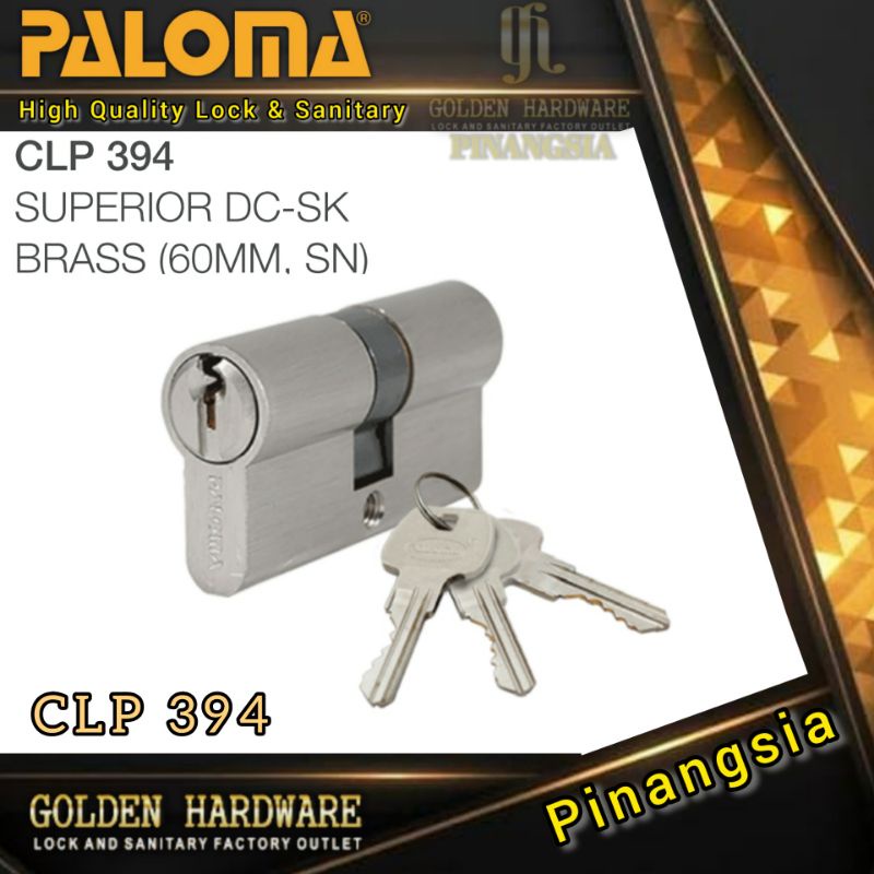 Kunci Pintu Paloma Cylinder Kunci Anak Kunci Silinder Kunci CLP 394 SN