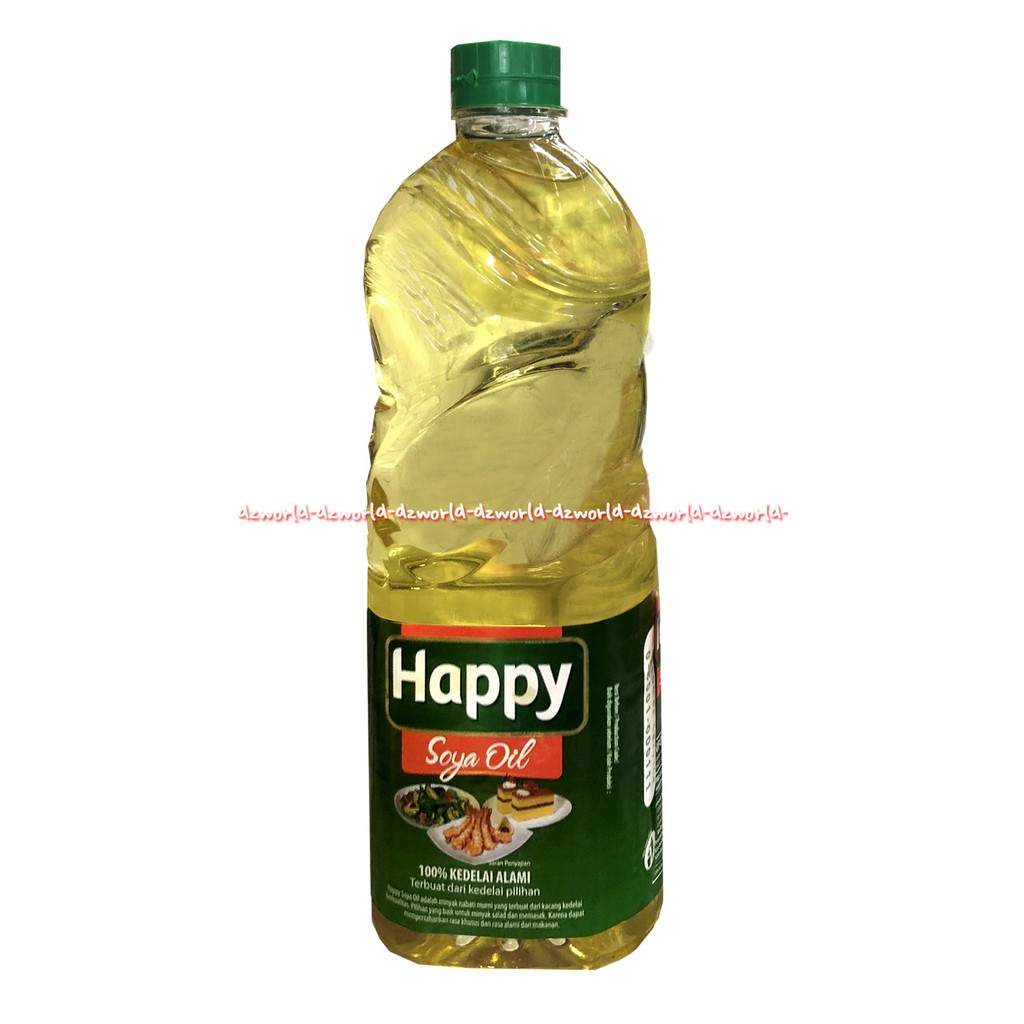 Happy Soya Oil Minyak Kedelai 1L Minyak Goreng Soya Oils Botol Keledai Alami Hepi Soya Hapy Soya Happysoya