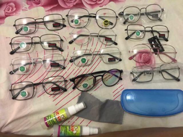 Free Box Dan Lap Kain Kacamata Persegi Big Size Ros 2165