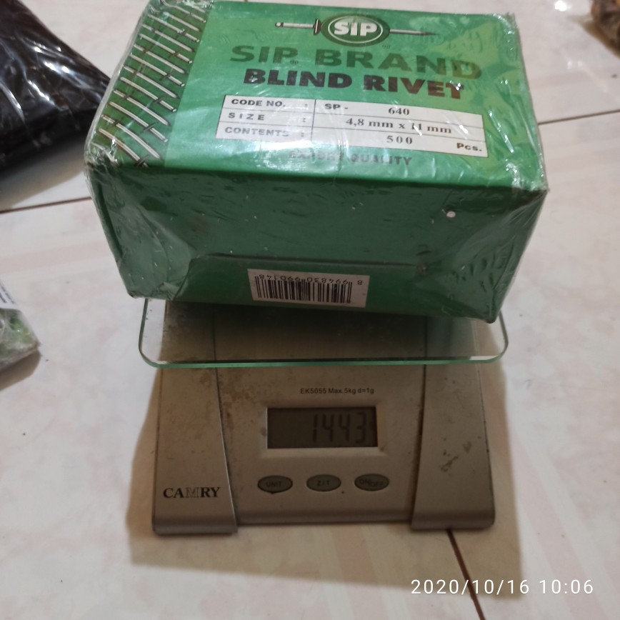 Paku Rivet Sip 640 4.8mm X 11mm