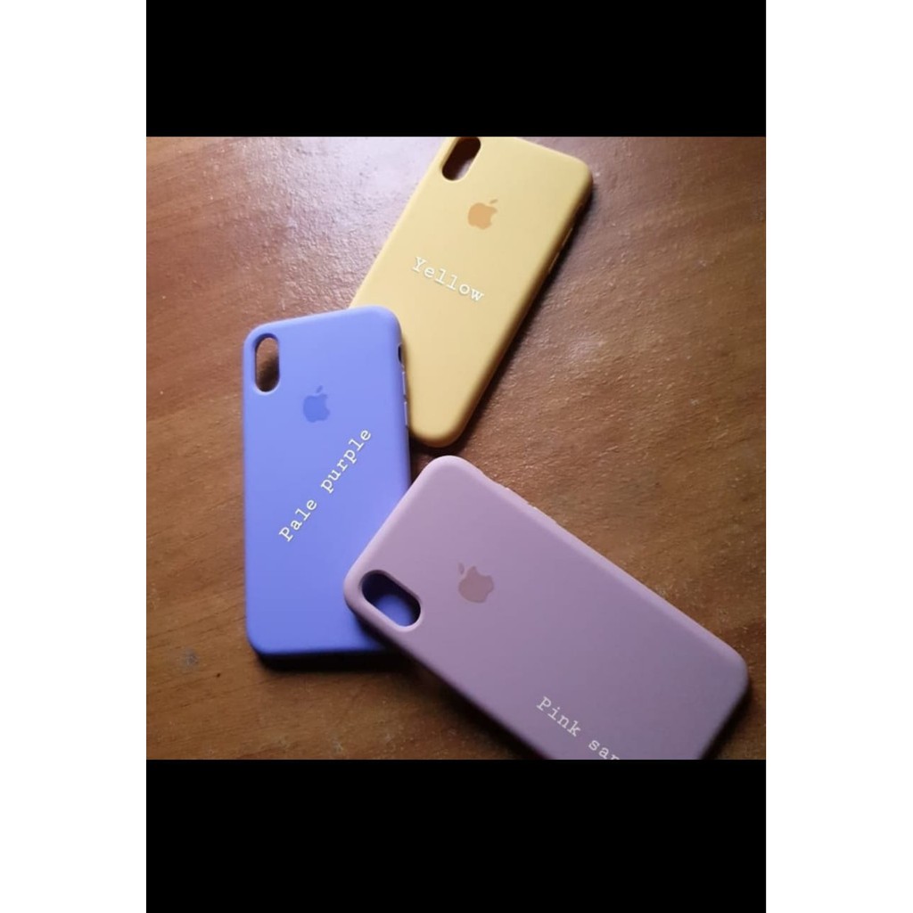 Casing / Cover / Case / Silikon Polos Apple Iphone Original OEM Iphone X / XR