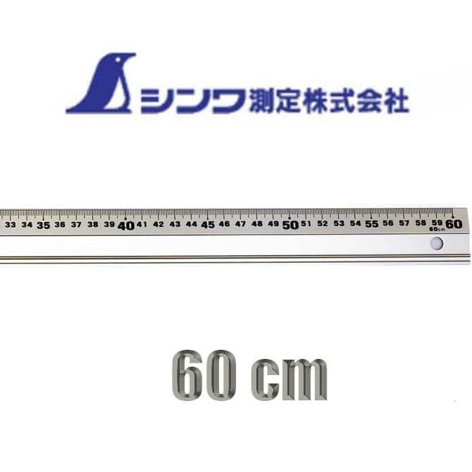 

[COD] Penggaris Alumunium SHINWA SILVER 60cm MURAH Kode 395