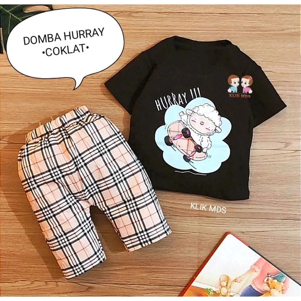 Setelan Anak - Baju Bayi Laki-laki  Motif Airplane  Estimasi Usia 3-12 Bulan Bahan Kaos Katun