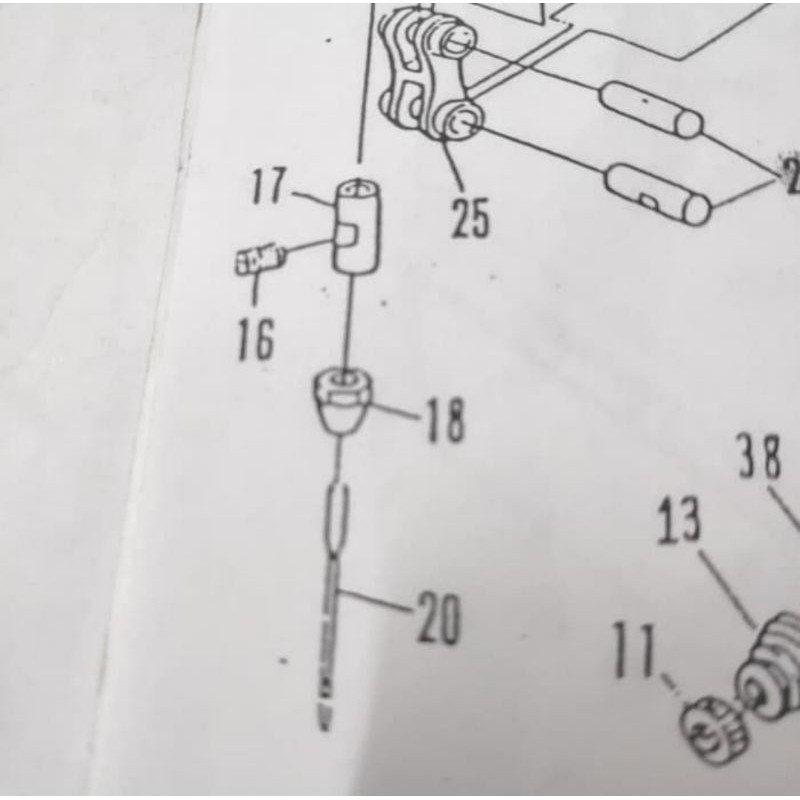 Kunci Jarum Obras Kecil 1629