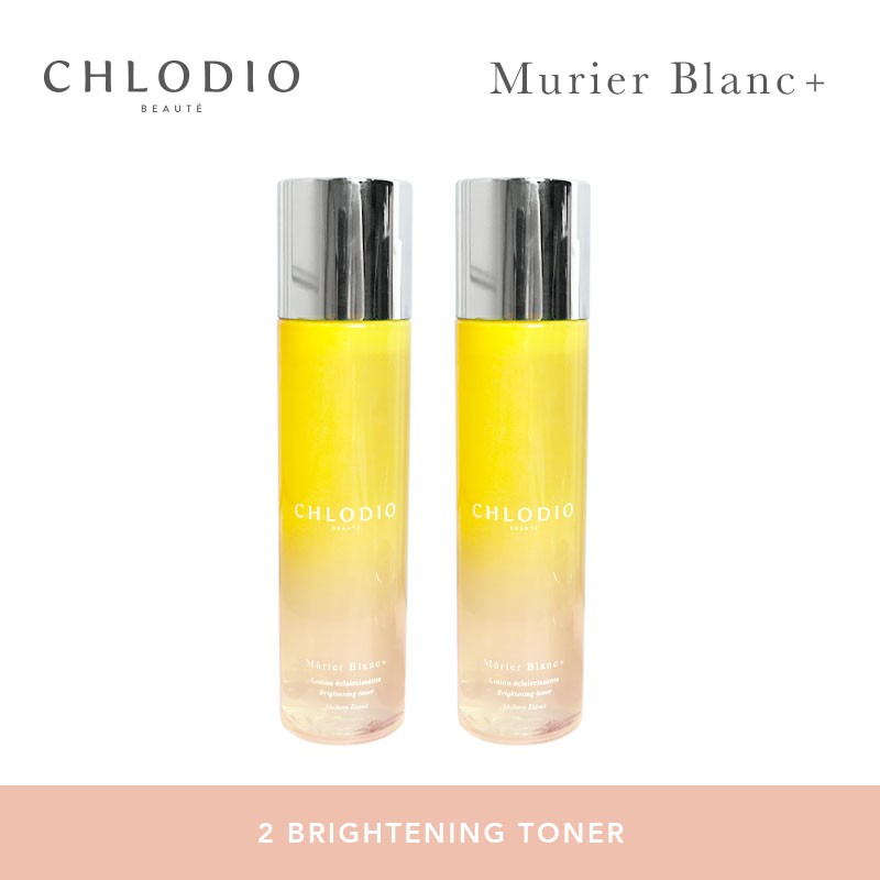 

CHLODIO Murier Blanc+ Brightening Toner Bundle [2 pcs @ 150ml]