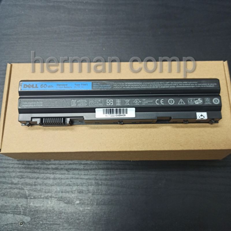 Original Baterai Dell Latitude E5420 E5430 E5520 E6420 E6430 E6440 E6520 series T54FJ 60Wh