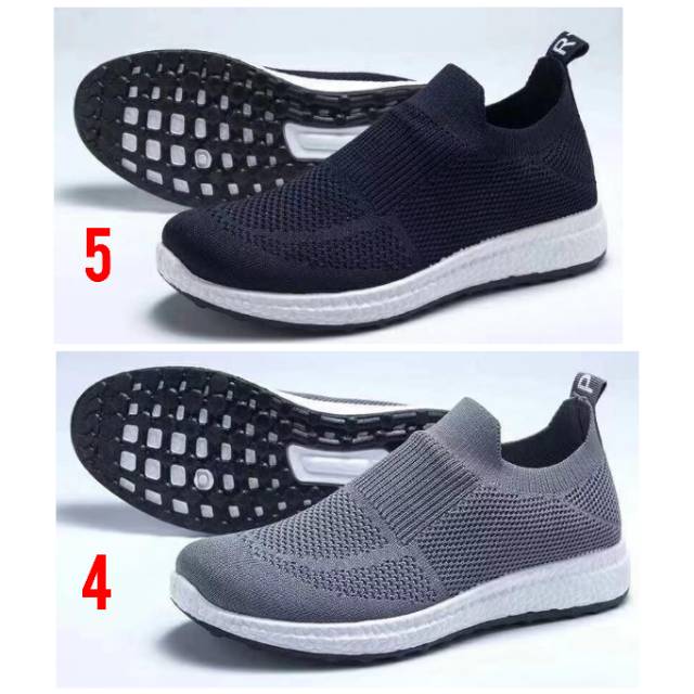 Sepatu slip on cewek sport import