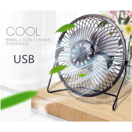 USB MINI FAN KIPAS ANGIN BESI KECIL KIPAS ANGIN USB Mini Fan 5 / 5''