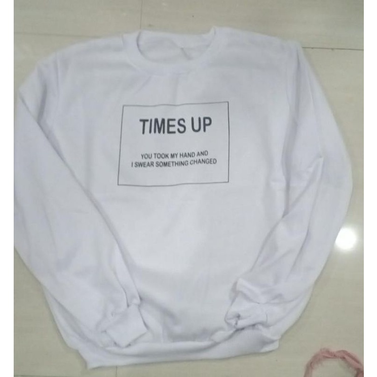 TIMES UP SWEATER OVERSIZE CREWNECK / SWEATER COUPLE