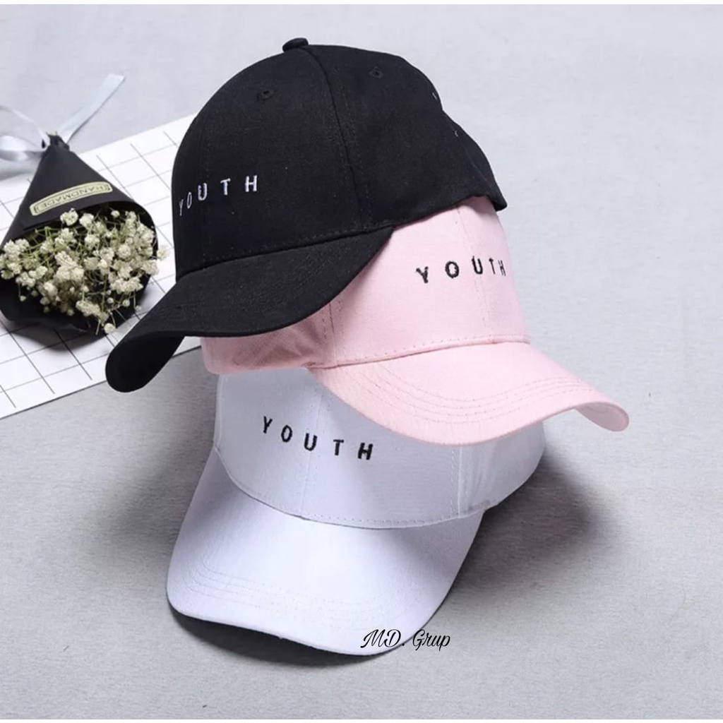 TOPI BASEBALL YOUTH TOPI KOREA GAUL FASHION KEKINIAN PRIA-WANITA UNISEX - Royal Premi