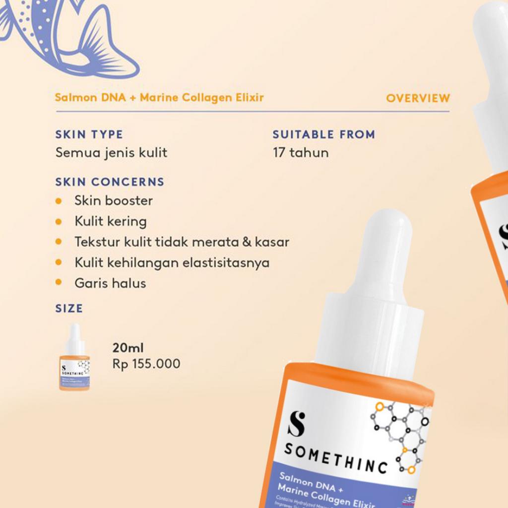 SOMETHINC Salmon DNA + Marine Collagen Elixir Serum &amp; Holygrail Multipeptide Youth Elixir Serum 20ml