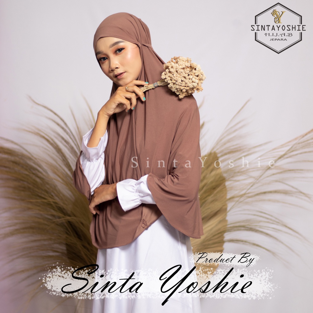 [COD] SintaYoshie -Kerudung Bergo Jersey Tali Jilbab Instan Jersey Jumbo Premium Khimar Jersey Instan Malay