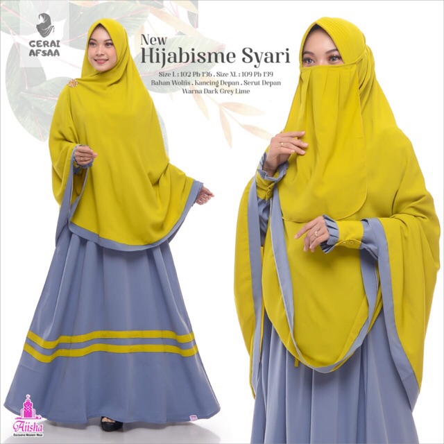 NEW READY New Hijabisme satu set hijab cadar | Murah banget