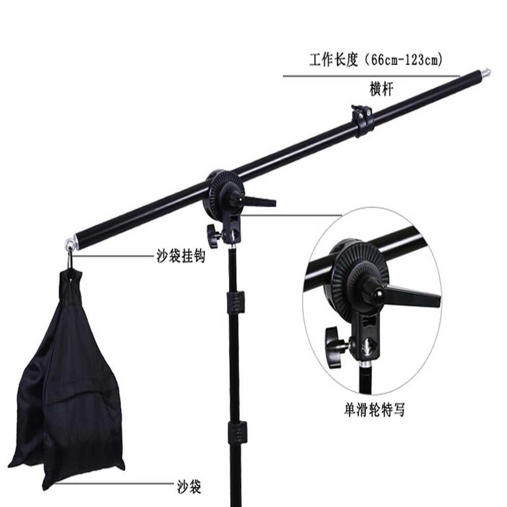 TaffSTUDIO Video Boom Arm Stand Bracket Lampu Foto Studio - SB36WE