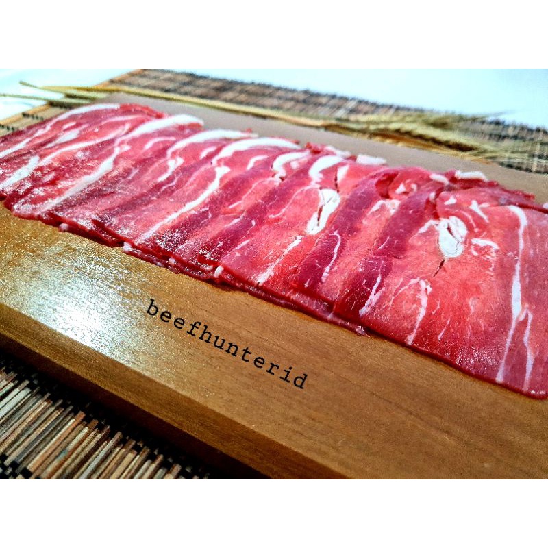 DAGING SAPI SLICE - SUKIYAKI YAKINIKU TERIYAKI BEEF SLICED BBQ MURAH HARGA SPECIAL 500 GR