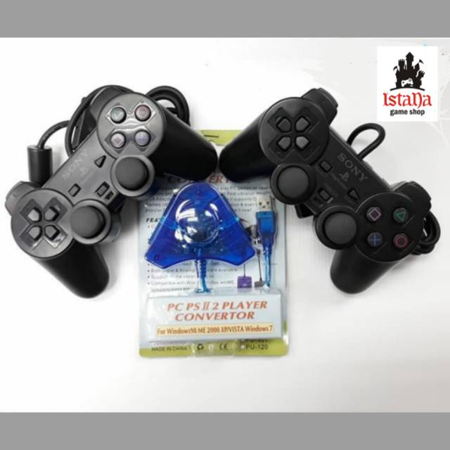 Stik Analog Getar PS2 TW + Conventor 2 Player