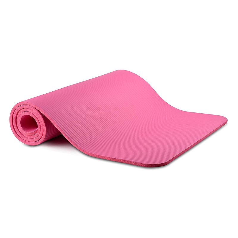 Zzz 1set Matras Yoga Untuk Extra Tebal 1cm Pilates Fitness Cushion Non Slip Alas Latihan