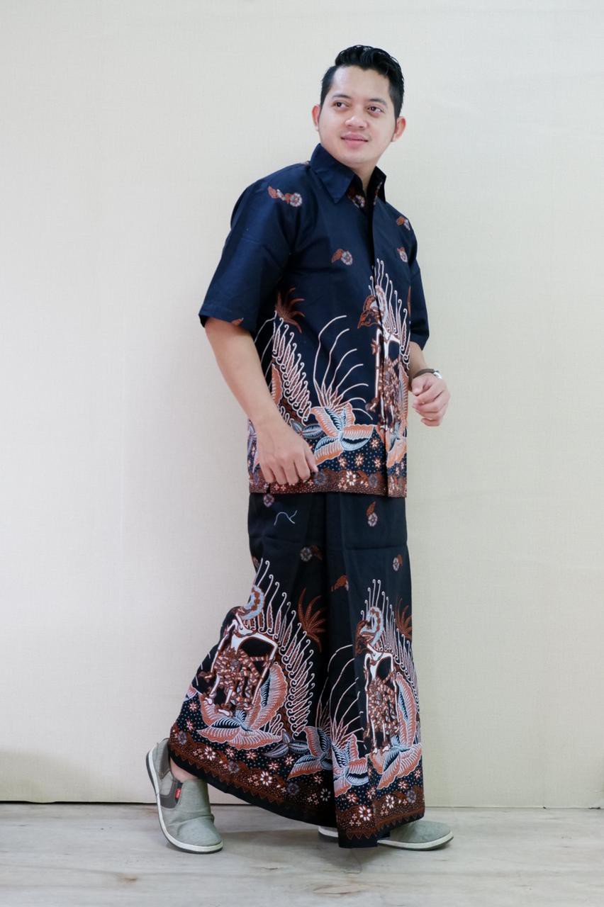 Gurdo Kosong Setelan Sarung Dan Kemeja Batik Sarkem Premium Full Furing Ori Murah