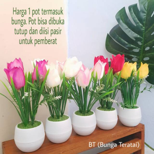 BUNGA TULIP ARTIFICIAL VAS BUNGA PLASTIK Shopee Indonesia BUNGA TULIP ARTIFICIAL VAS BUNGA PLASTIK Shopee Indonesia