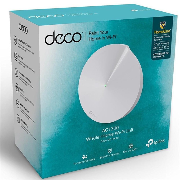 TP-LINK Deco M5 AC1300 Whole-Home Mesh Wi-Fi System 3Pack / 3-Pack