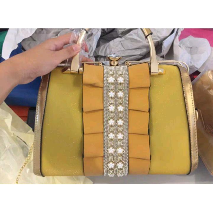 VB Behel Tiara Swarovski 5712 VIC set 3in1 TAS BRANDED HAND BAG WANITA TAS IMPORT TAS BEHEL WANITA