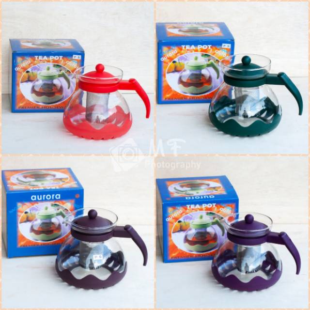 Teko Teapot aurora 1500ml / Teko teh saringan 1500ml