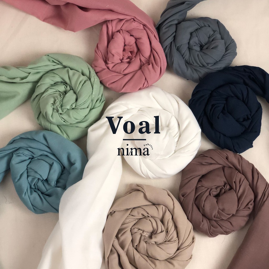 1.25 meter Kain Katun Voal Superfine Premium