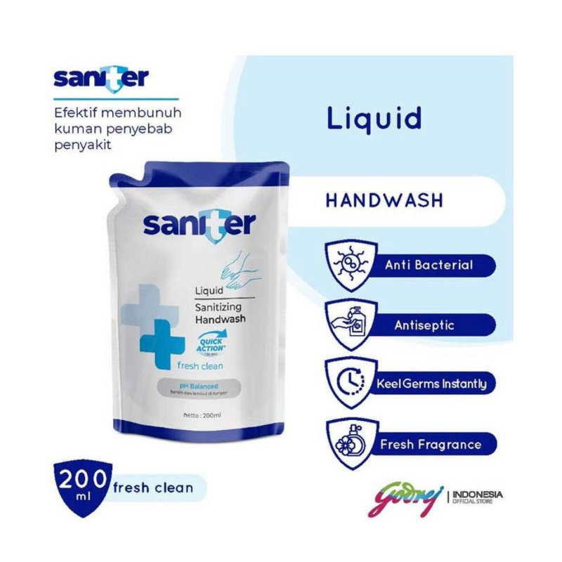 Saniter Liquid Sanitizing Hand Wash 200 ml 