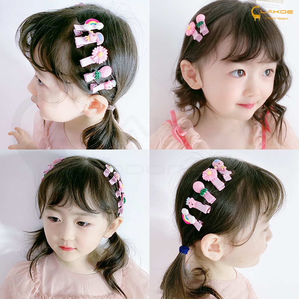 LAKOE 10 pcs Jepit Rambut korea anak jepitan Aksesoris Rambut Hair Clip anak